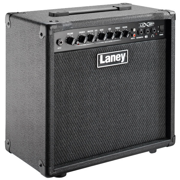Laney LX35R 35W guitar combo amplifier with reverb – Black