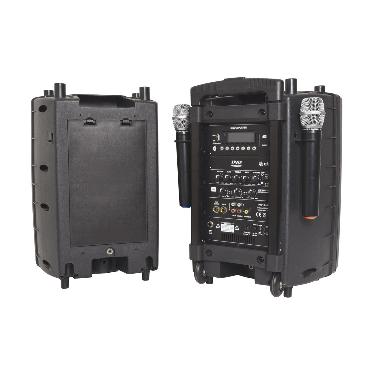 QTX PAV portable PA set – 2 x 10"