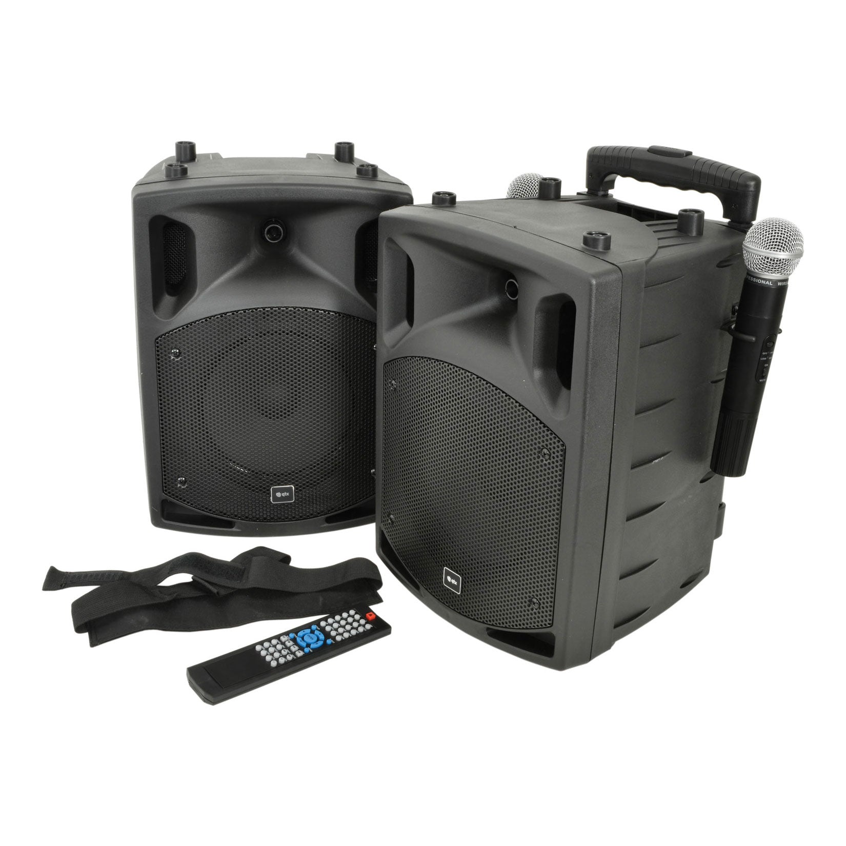 QTX PAV portable PA set – 2 x 8"