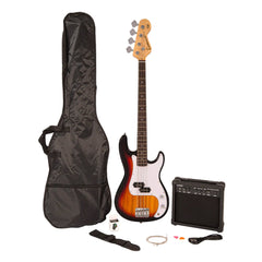 Encore Blaster E40 bass guitar pack – Sunburst