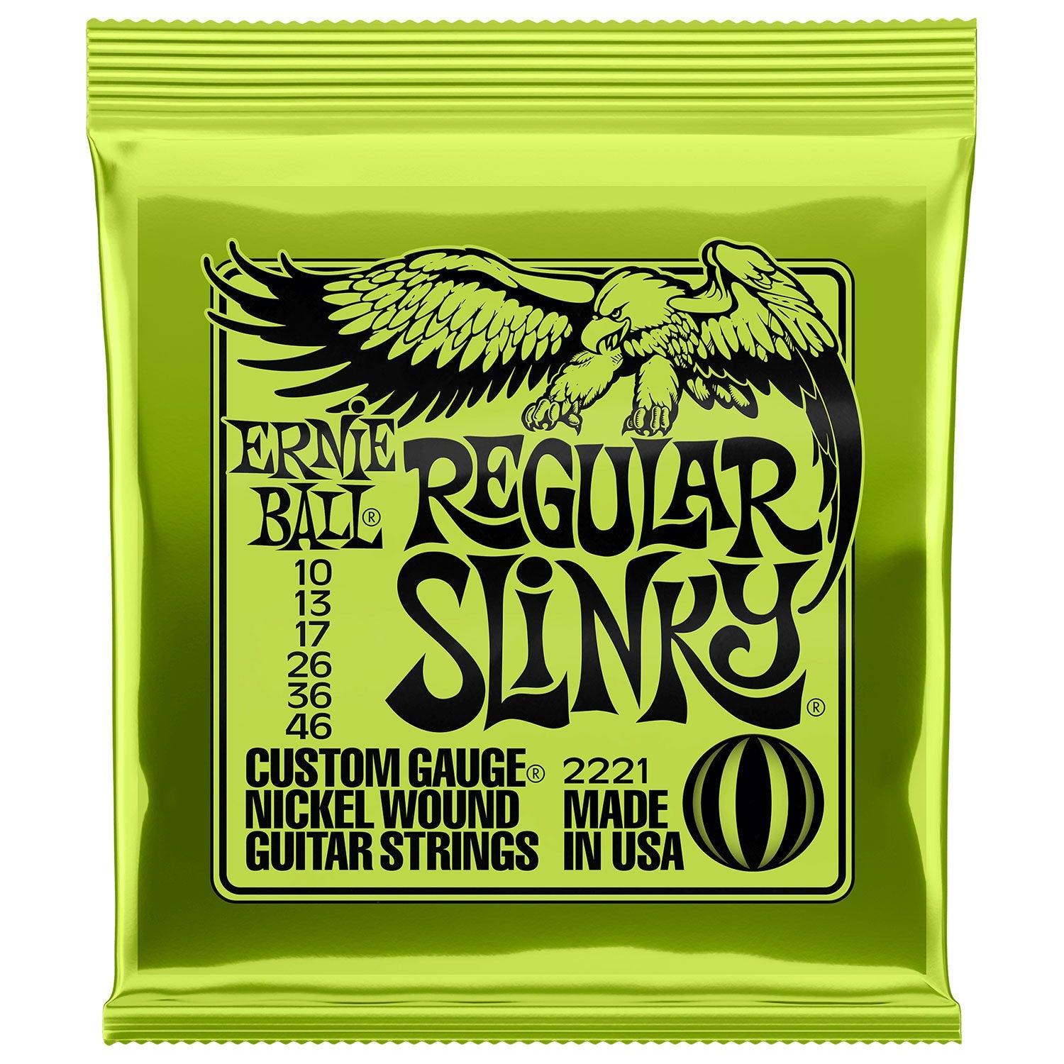 Ernie Ball electric guitar strings set – Regular slinky