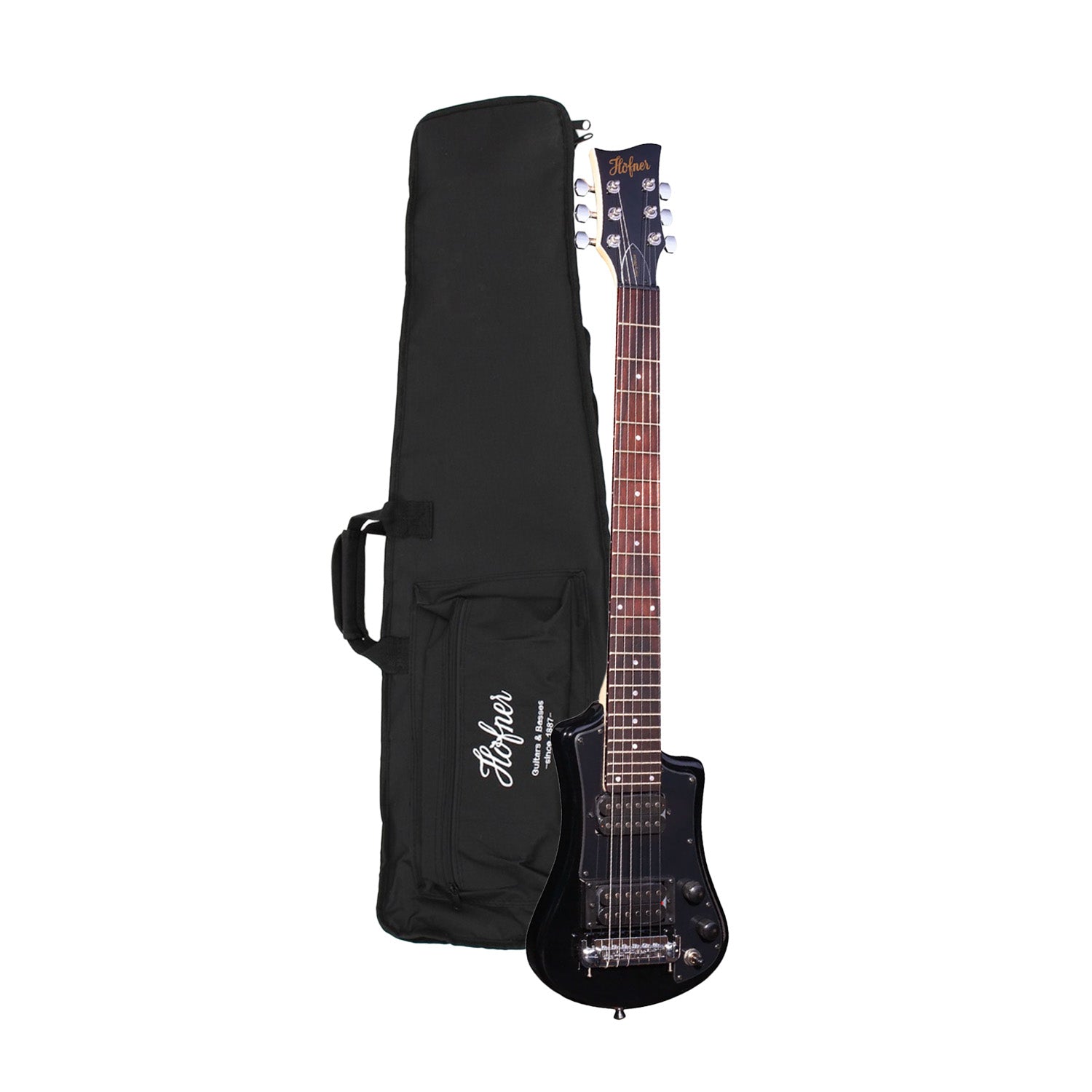 Hofner HCT Shorty deluxe electric guitar – Black
