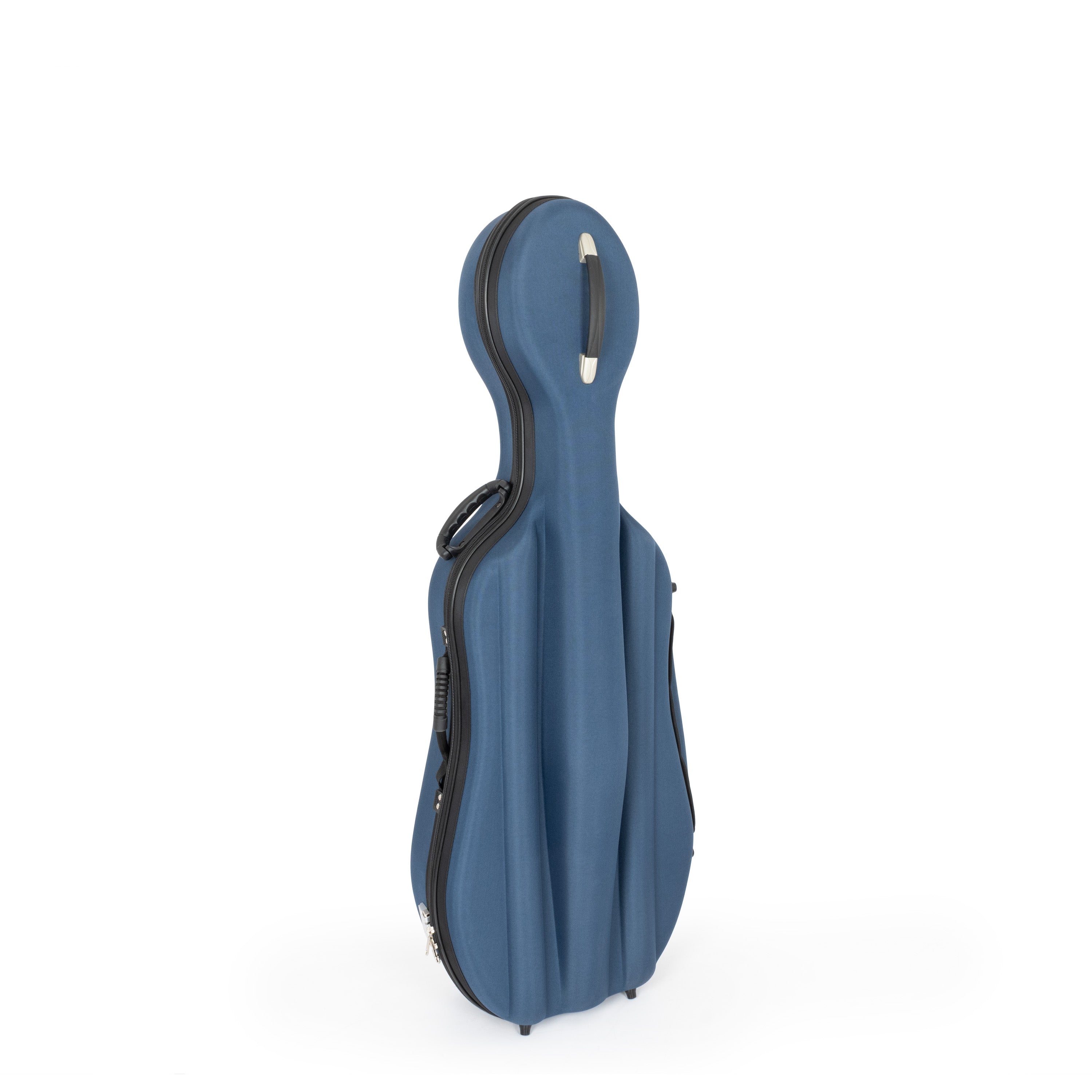 Sonix 45VC moulded cello case in blue – 1/4 size