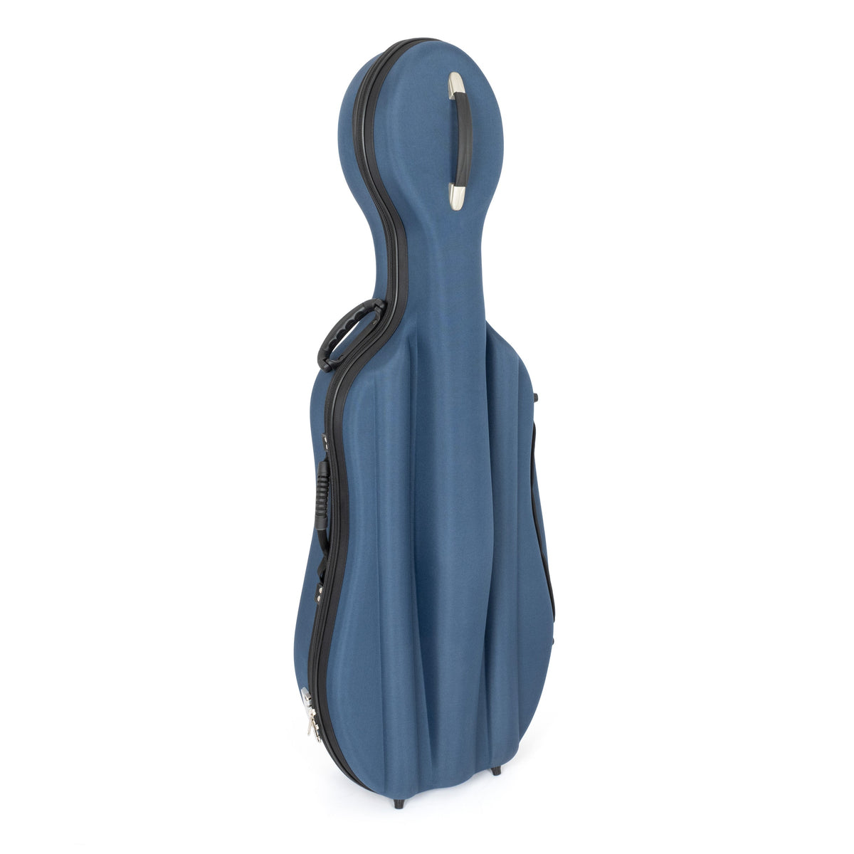 Sonix 45VC moulded cello case in blue – 4/4 size