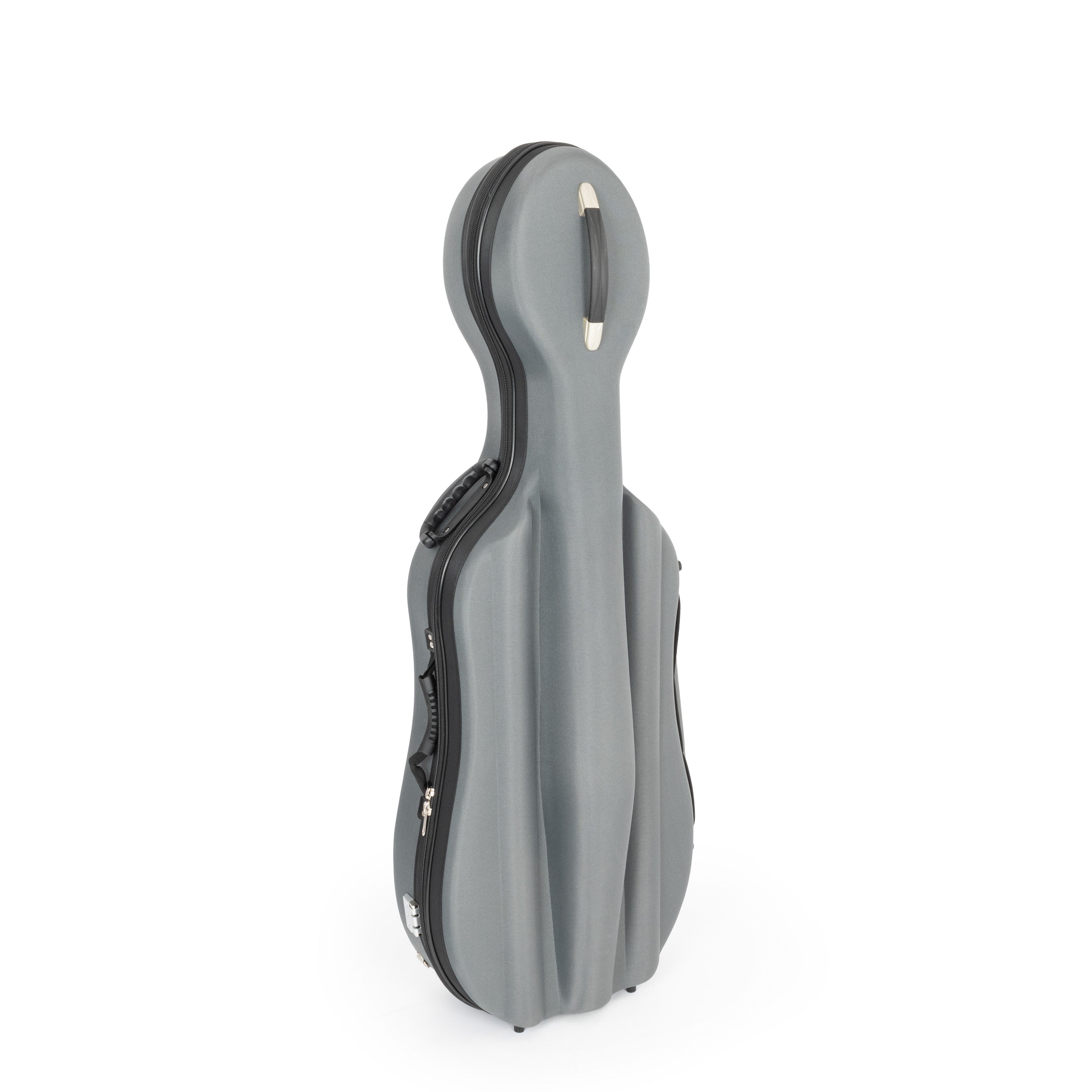Sonix 45VC moulded cello case in grey – 1/2 size