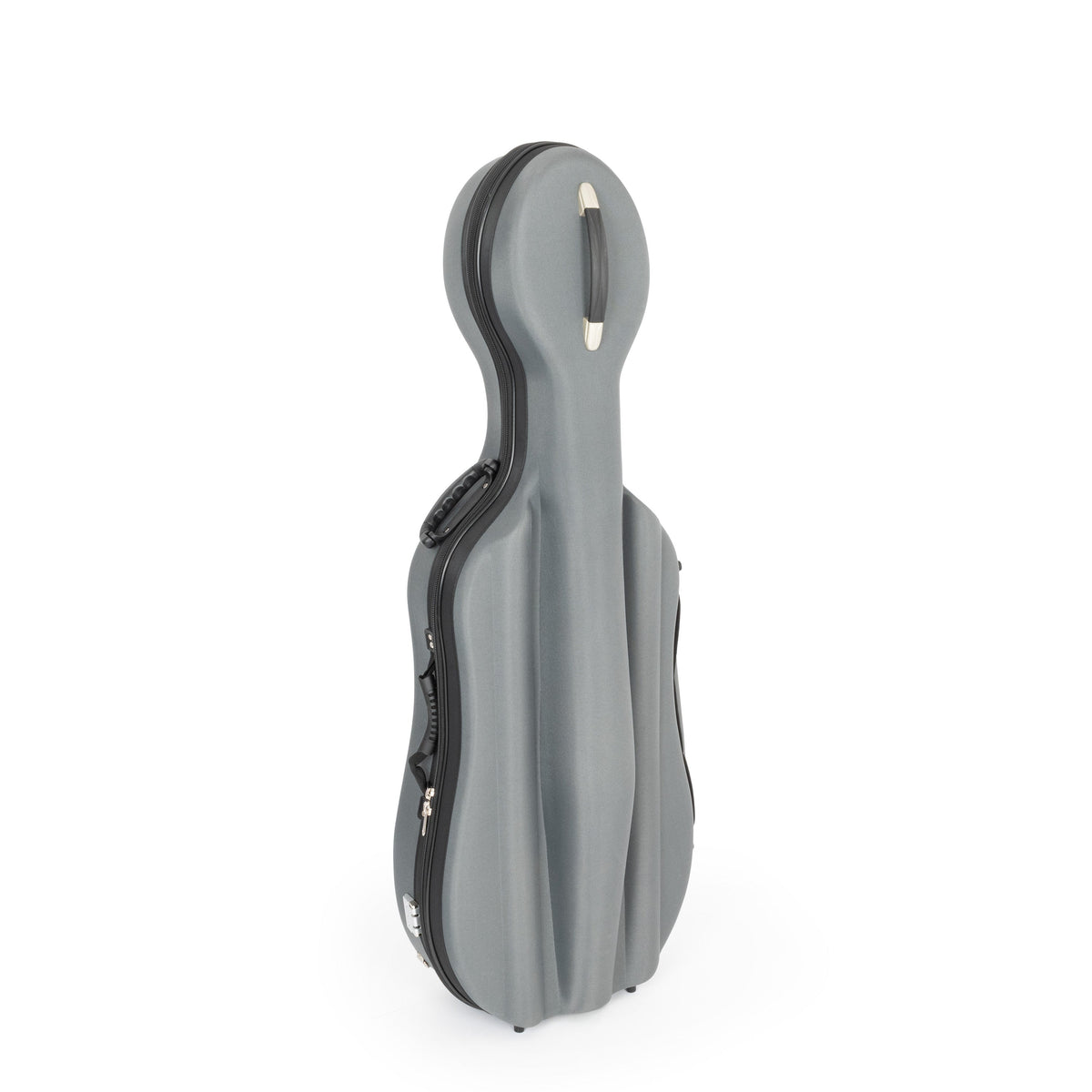Sonix 45VC moulded cello case in grey – 1/2 size