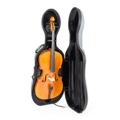 Sonix 45VC moulded cello case in grey – 3/4 size
