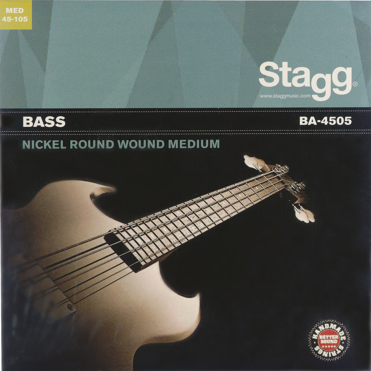 Stagg entry level bass guitar strings – Medium