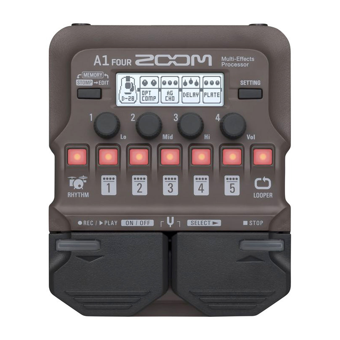 Zoom A1-FOUR / A1X-FOUR multi effects pedal – Without expression pedal