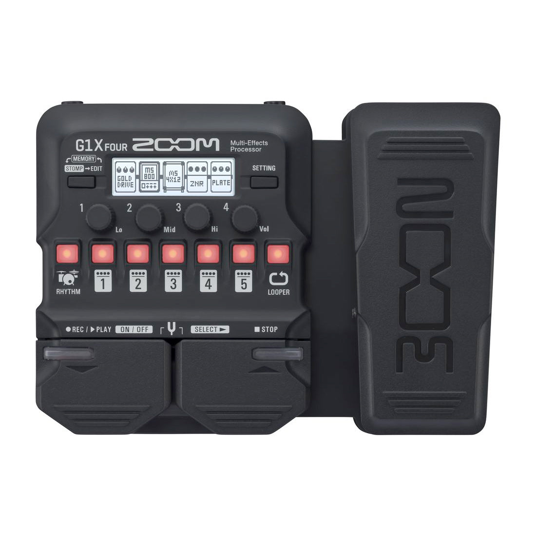 Zoom G1-FOUR guitar effects pedal – With expression pedal