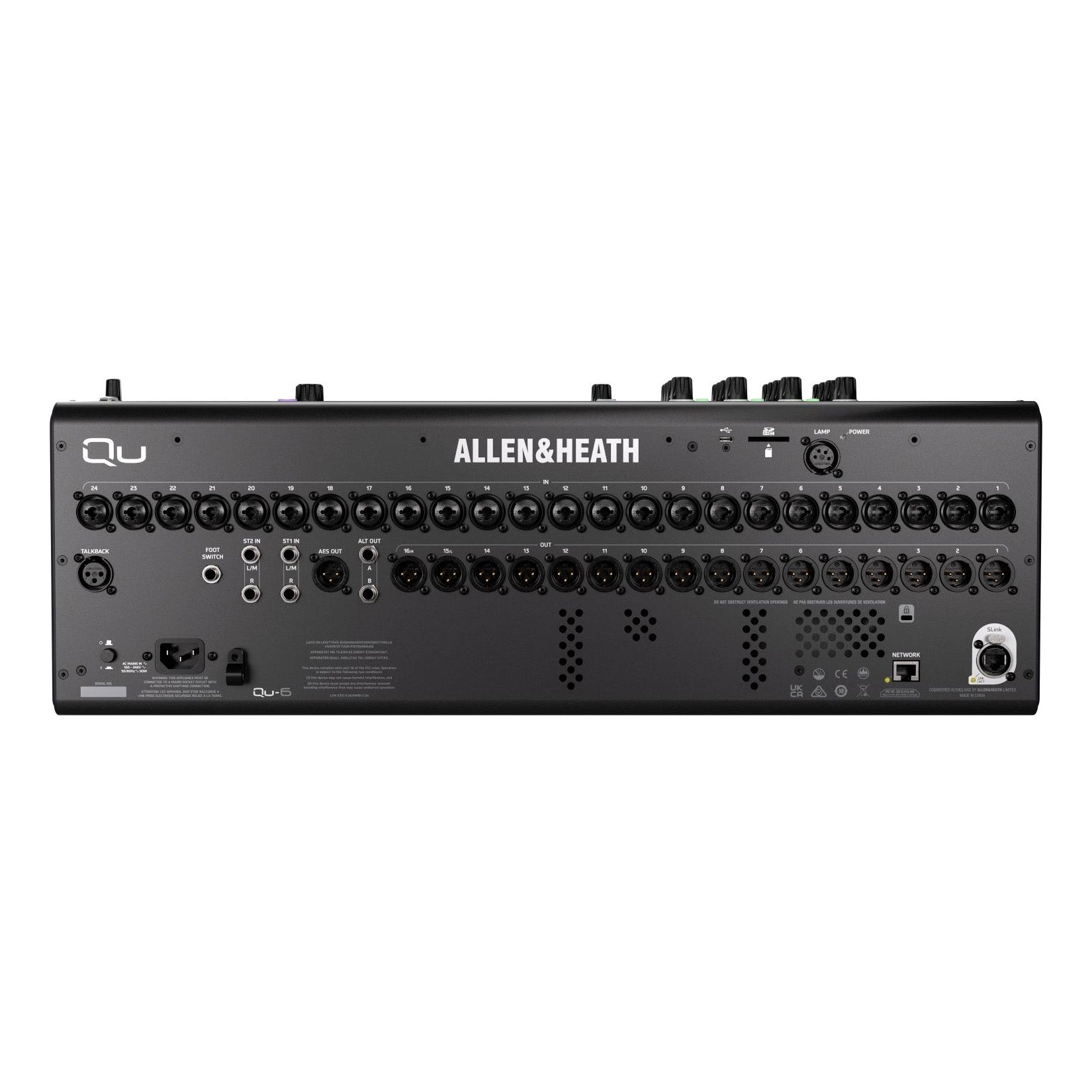 Allen & Heath QU-6 24-channel digital mixer