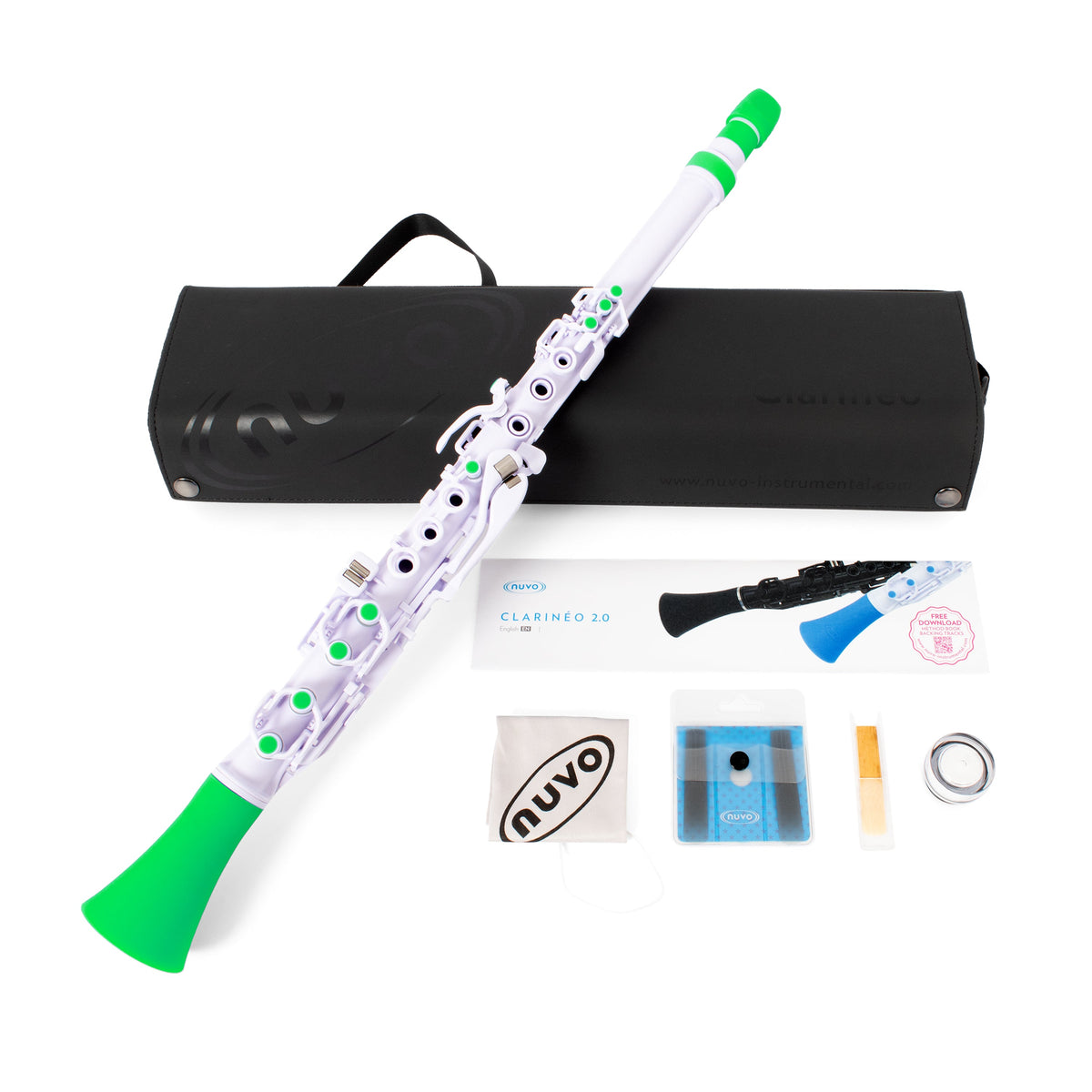 Nuvo N120 Clarineo outfit – White with green trim