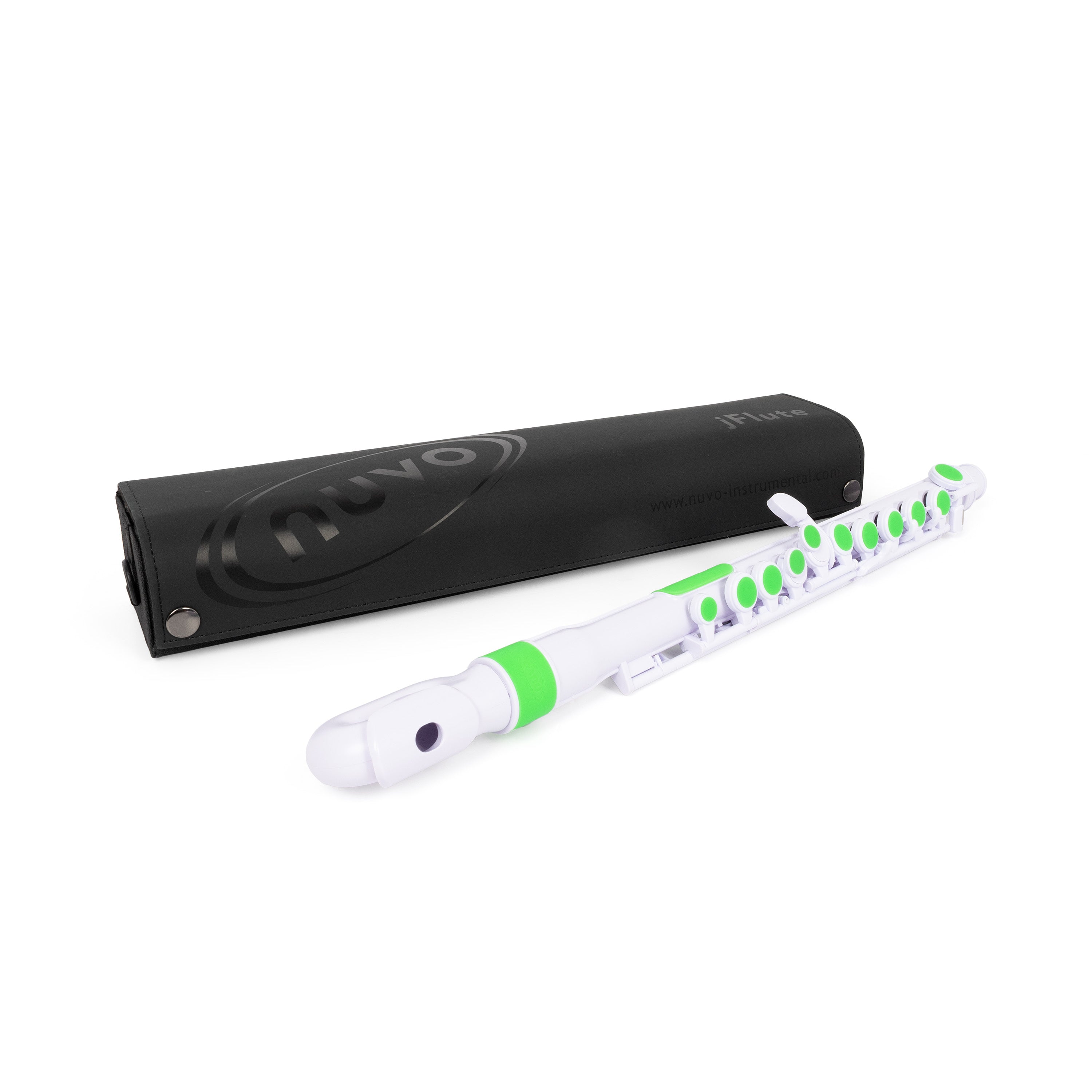 Nuvo N220 jFlute outfit – White with green trim