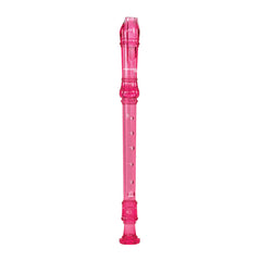 Percussion Plus descant recorder – Transparent pink
