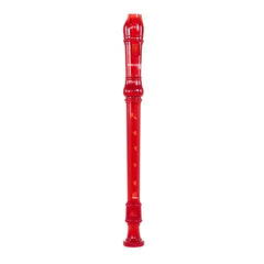 Percussion Plus descant recorder – Transparent red