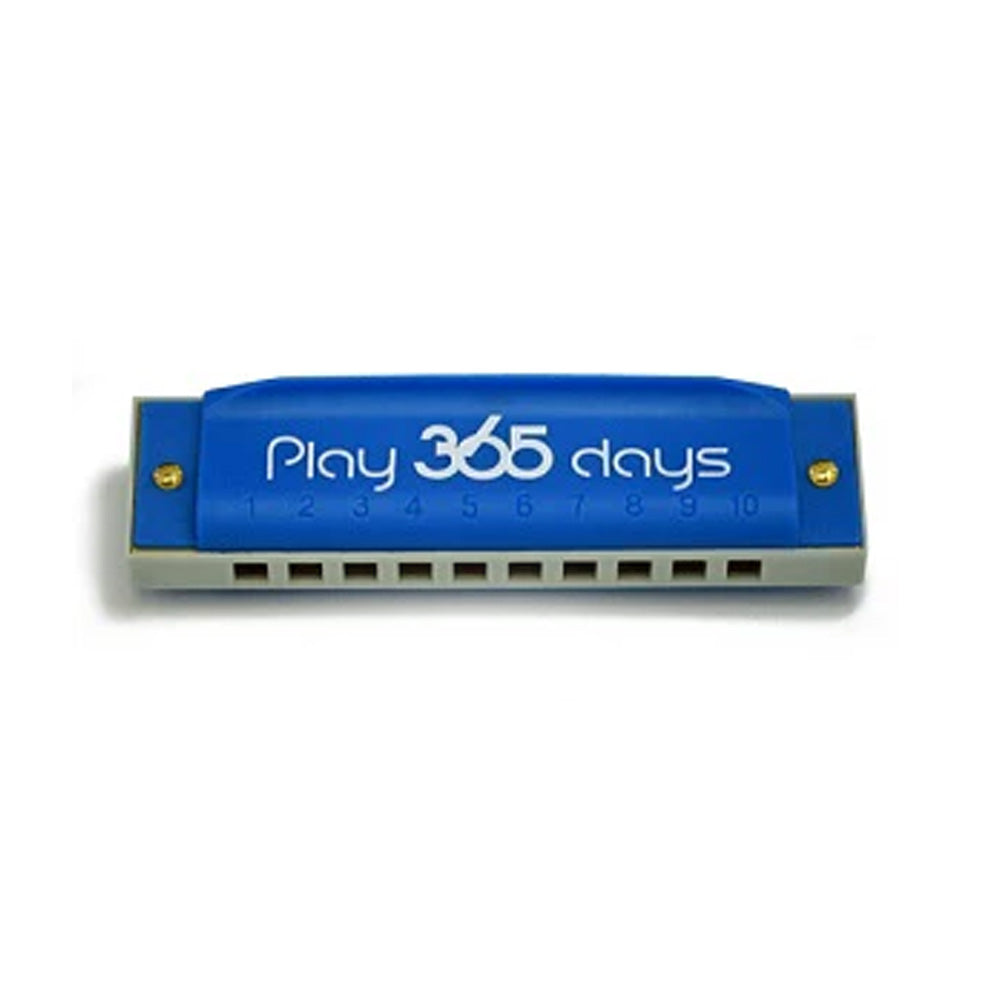 Suzuki Play 365 Days 10-hole diatonic harmonica – Blue