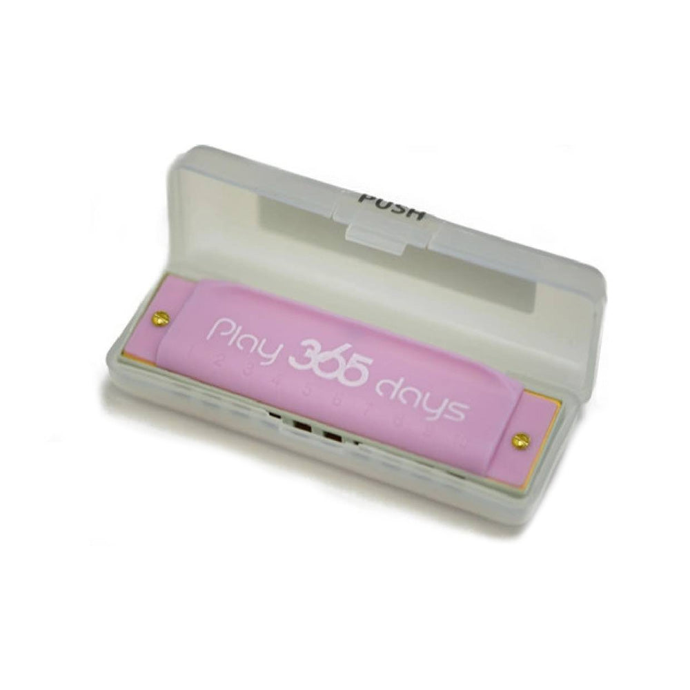 Suzuki Play 365 Days 10-hole diatonic harmonica – Mauve