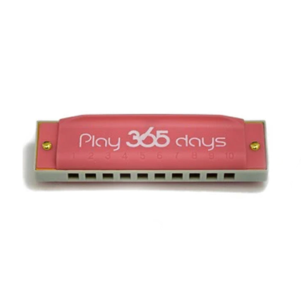 Suzuki Play 365 Days 10-hole diatonic harmonica – Red
