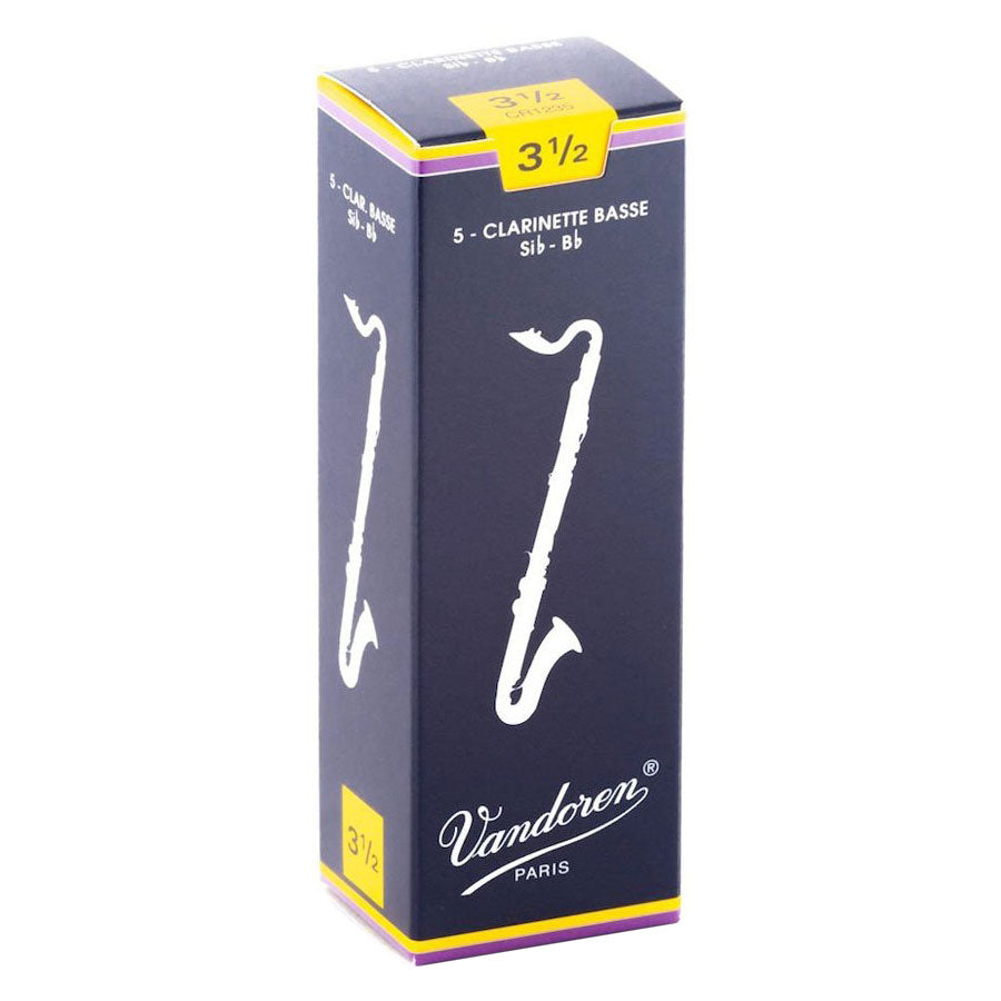 Vandoren Bb bass clarinet reeds box of 5 – 3