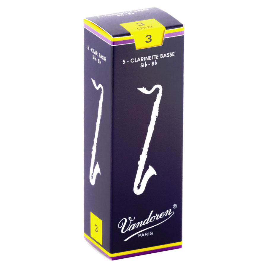 Vandoren Bb bass clarinet reeds box of 5 – 3
