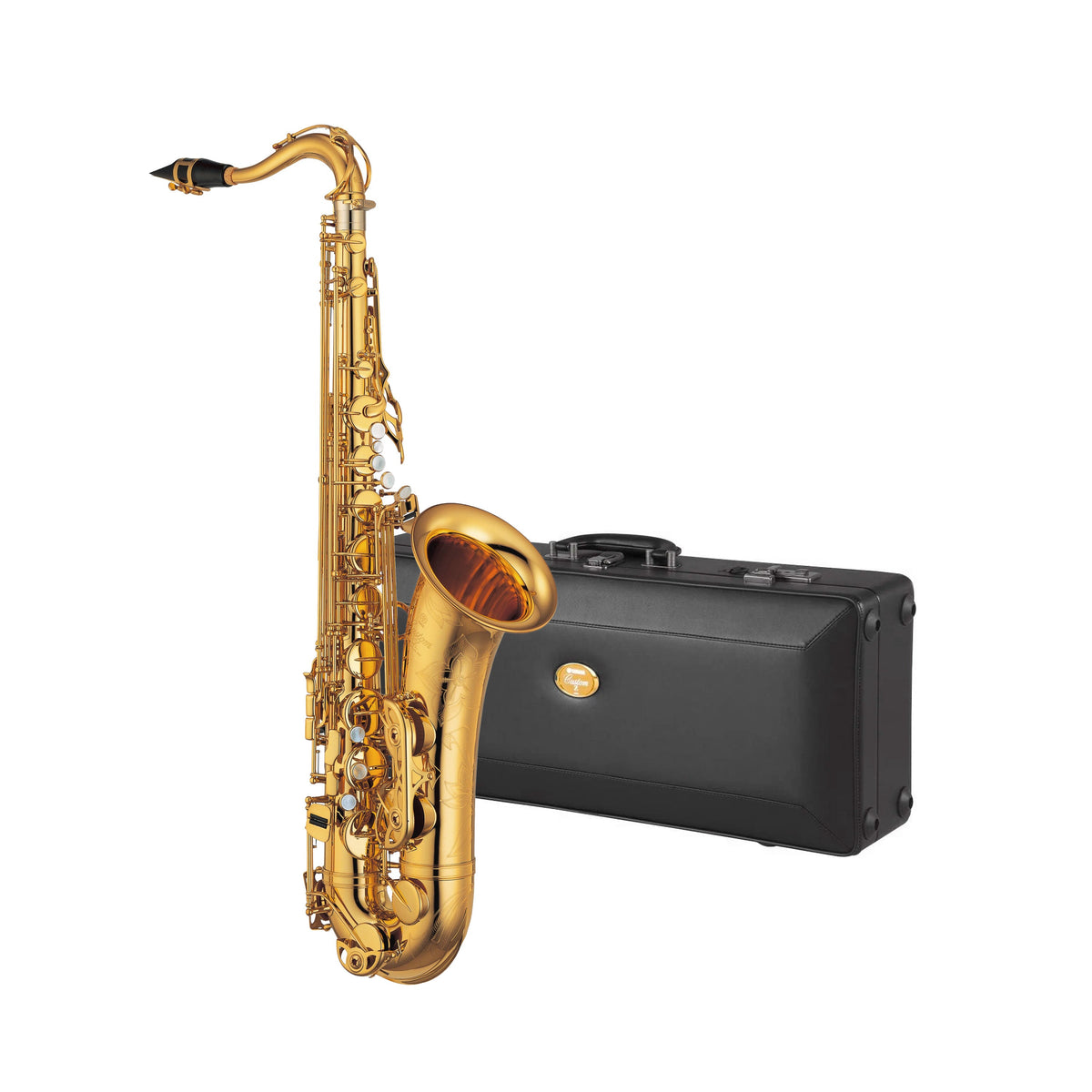 Yamaha YTS875EX Custom series professional Bb tenor saxophone outfit – Gold lacquer