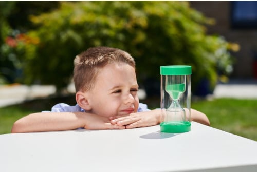 COLOURBRIGHT SAND TIMER - 1 MIN. GREEN, EACH