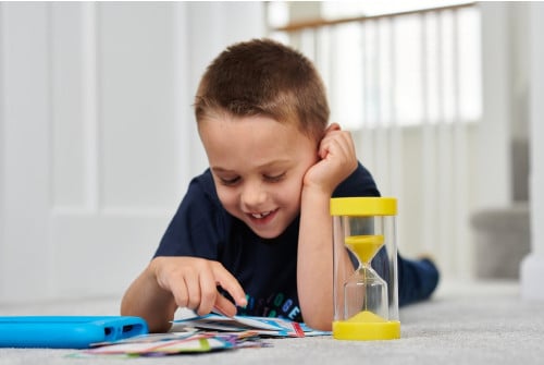 COLOURBRIGHT SAND TIMER - 3 MIN. YELLOW, EACH