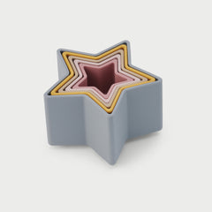 SILISOFT STAR STACKING CUPS (EARTH), PK5