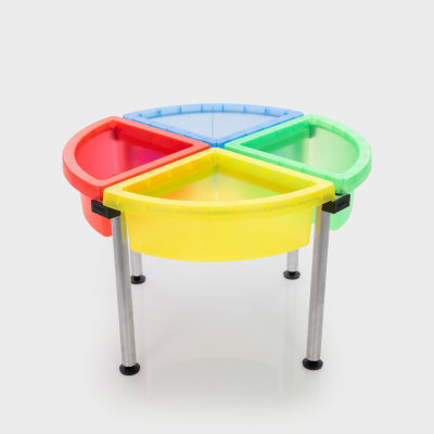 DISCOVERY COLOUR QUADRANT TRAYS & STAND, SET