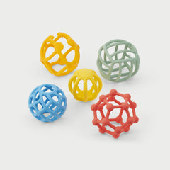 SILISOFT FLEXI BALLS (RAINBOW), PK5
