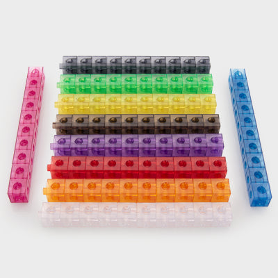 TRANSLUCENT LINKING CUBES , PK100
