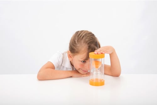 COLOURBRIGHT SAND TIMER - 10 MIN. ORANGE, EACH