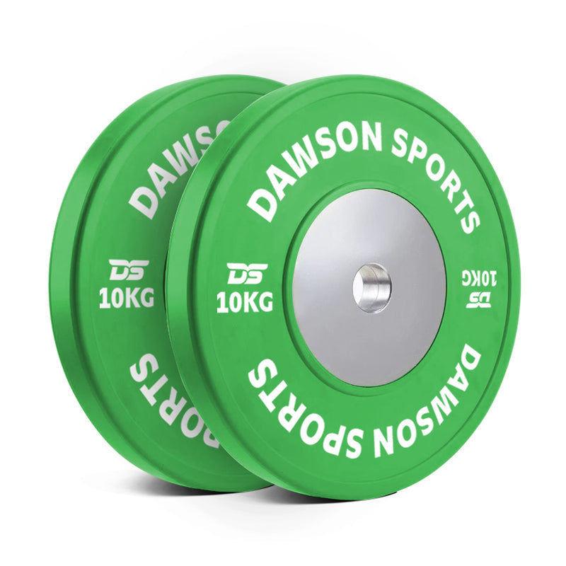 DS Competition Bumper Plates - 10kg Green