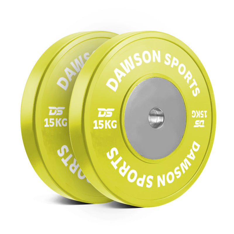 DS Competition Bumper Plates - 15kg Yellow
