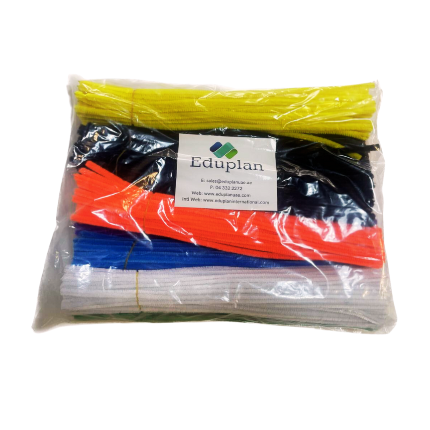 EDUPLAN PIPE CLEANERS CLASS PACK PKT/500 - 10