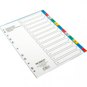 MODEST DIVIDER 12 COL PVC W-N MS 212