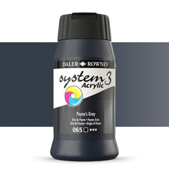 DAL SYSTEM3 ACRYLIC 500ML PAYNES GREY -Min Qty 1