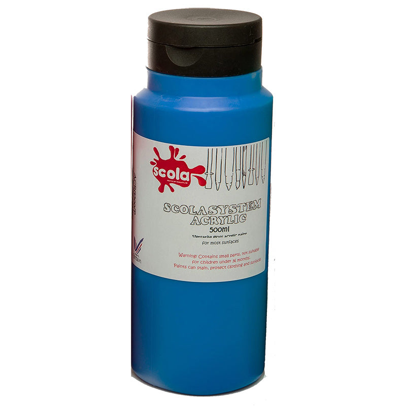 SCO PREMIUM ACRYLIC CYAN BLUE 500ML