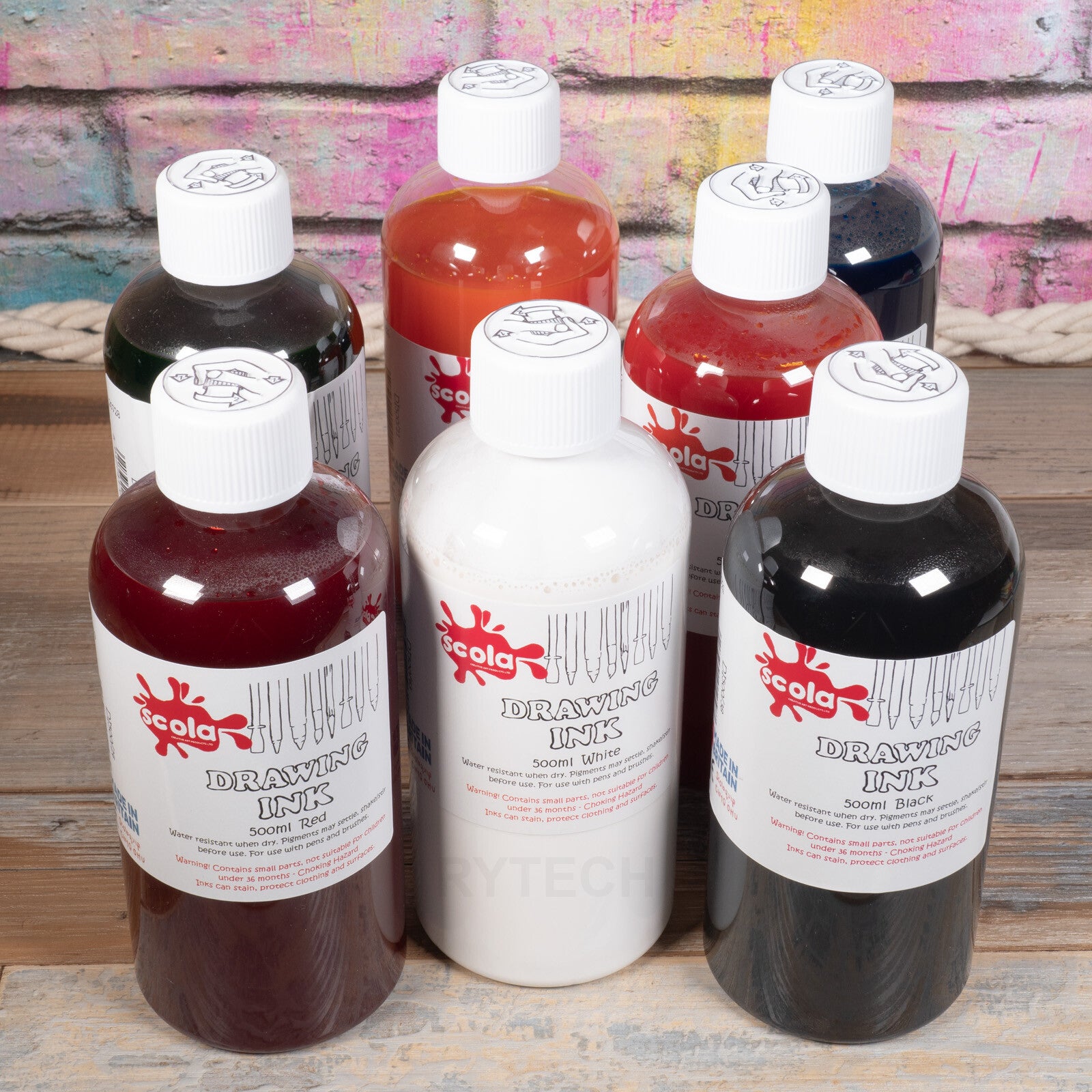 SCO DRAWING INK 600ML TURQUOISE