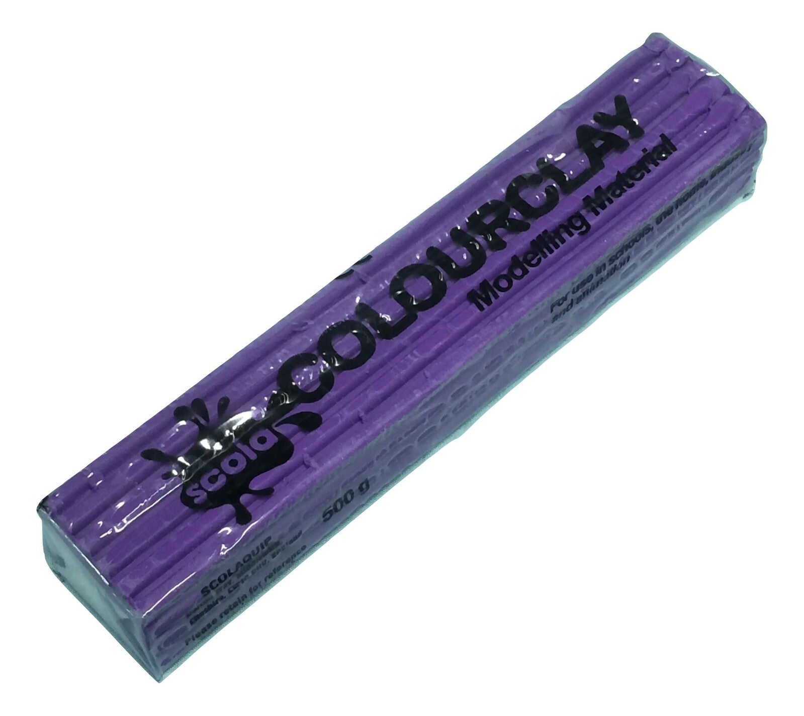 SCOLA COLOUR CLAY 500G VIOLET 1PC -Min Qty 6