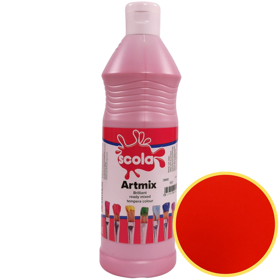 SCOLA READYMIX 600ML BRILLIANT RED
