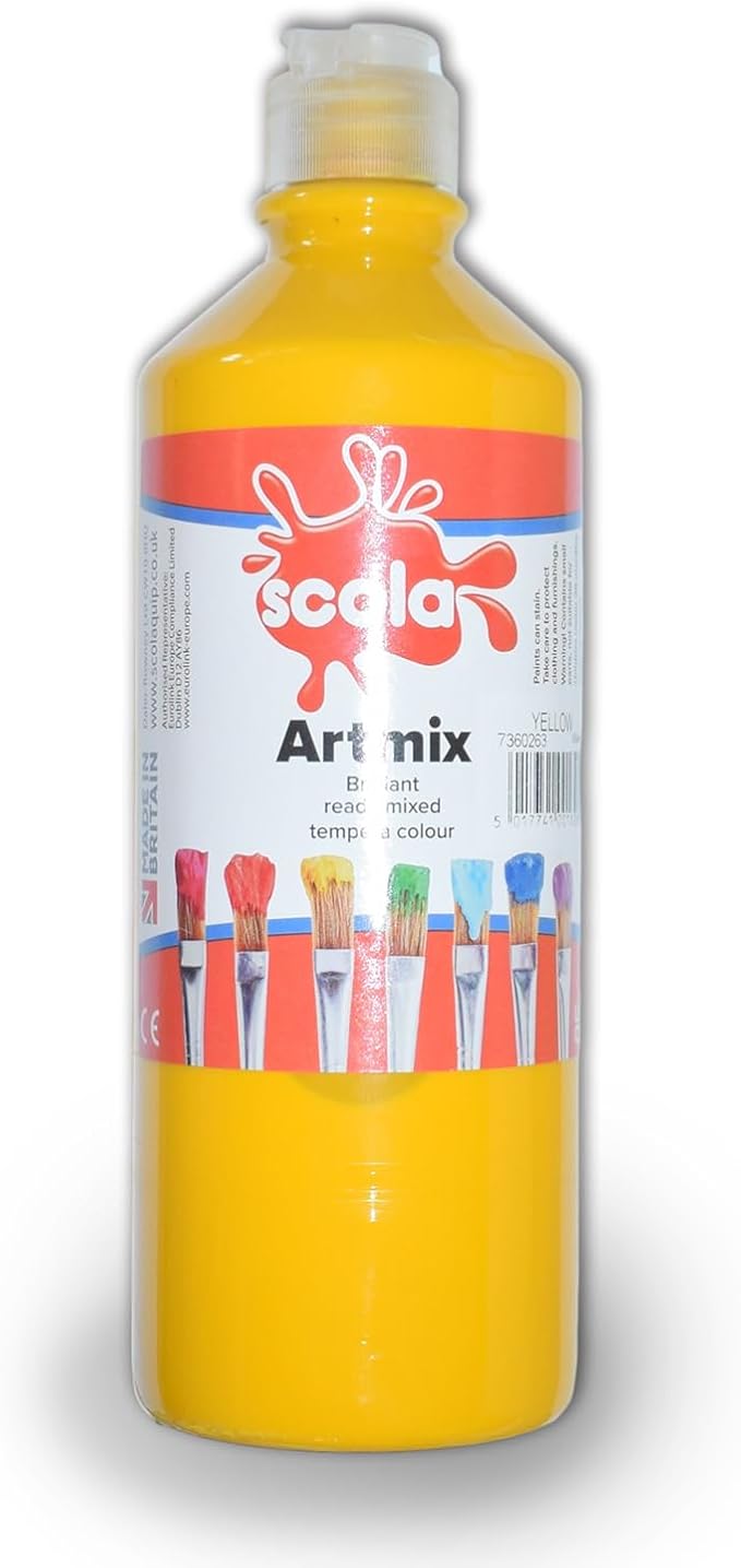 SCOLA READYMIX 600ML BRILLIANT YELLOW