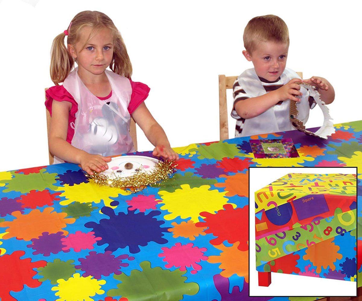 SCO SPLASH MAT CLASSPACK ASSORTED 1MX1.5M 4PCS -Min Qty 12