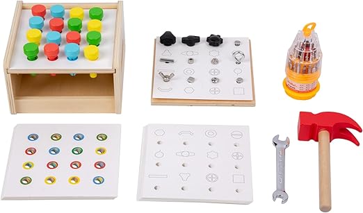 Screwdriver Board Set & Hammer Peg
Toy