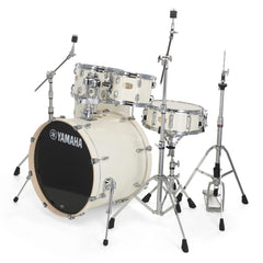 Yamaha Stage 20" fusion 5-piece drum kit – Classic white