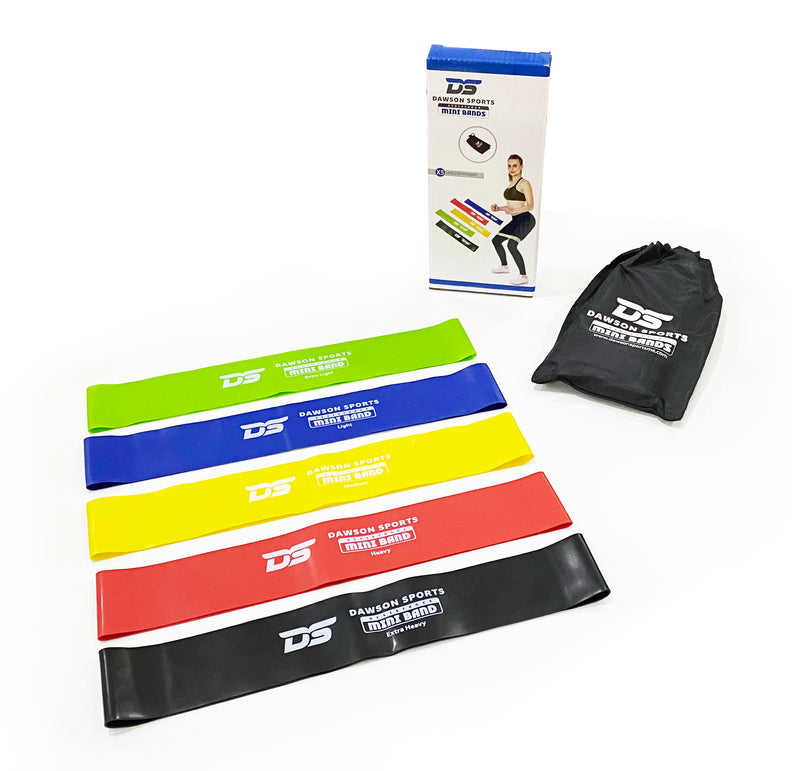 DS Latex Resistance Mini Bands (Pack of 5) Multicolor