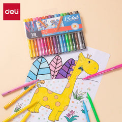 DELI I SELECT FELT PEN 18 COLORS