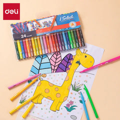 DELI FELT PEN 24 COLORS