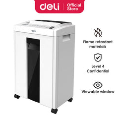 DELI ET051 WT Paper Shredder 16L 10Sheets White