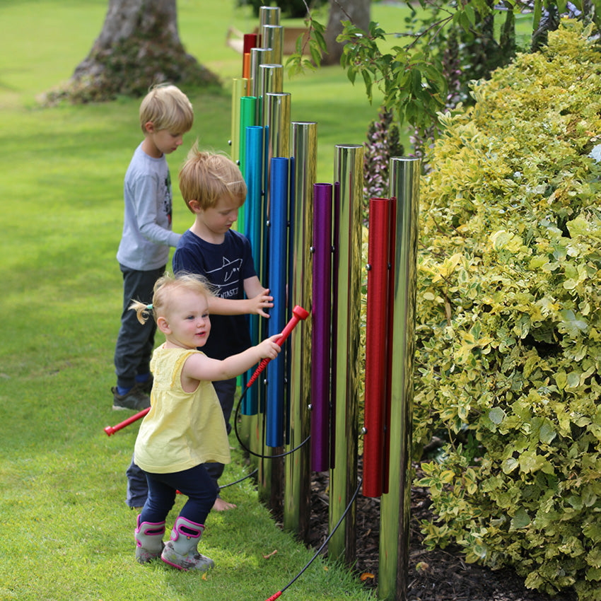 Percussion Play Calypso chimes diatonic, set of 8 - Ground install